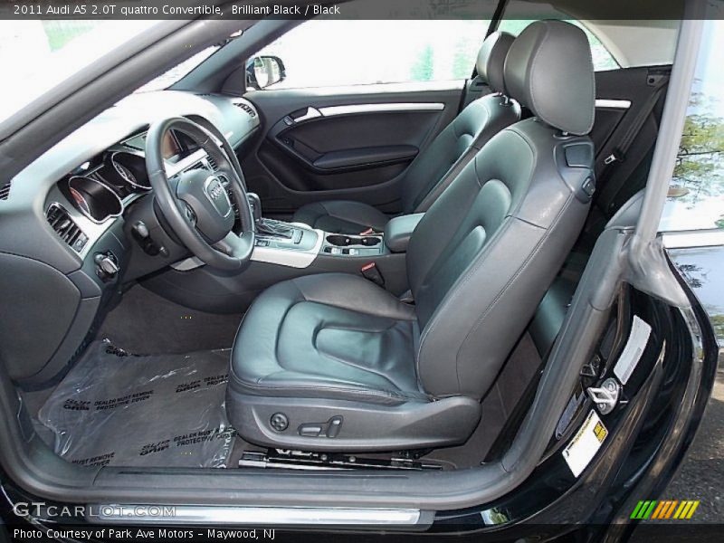 Brilliant Black / Black 2011 Audi A5 2.0T quattro Convertible