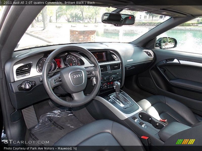 Brilliant Black / Black 2011 Audi A5 2.0T quattro Convertible