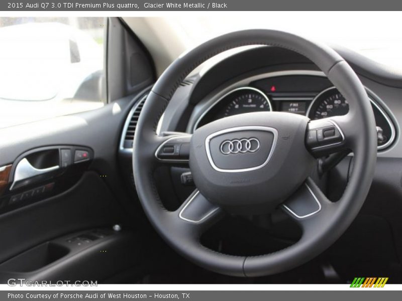 Glacier White Metallic / Black 2015 Audi Q7 3.0 TDI Premium Plus quattro