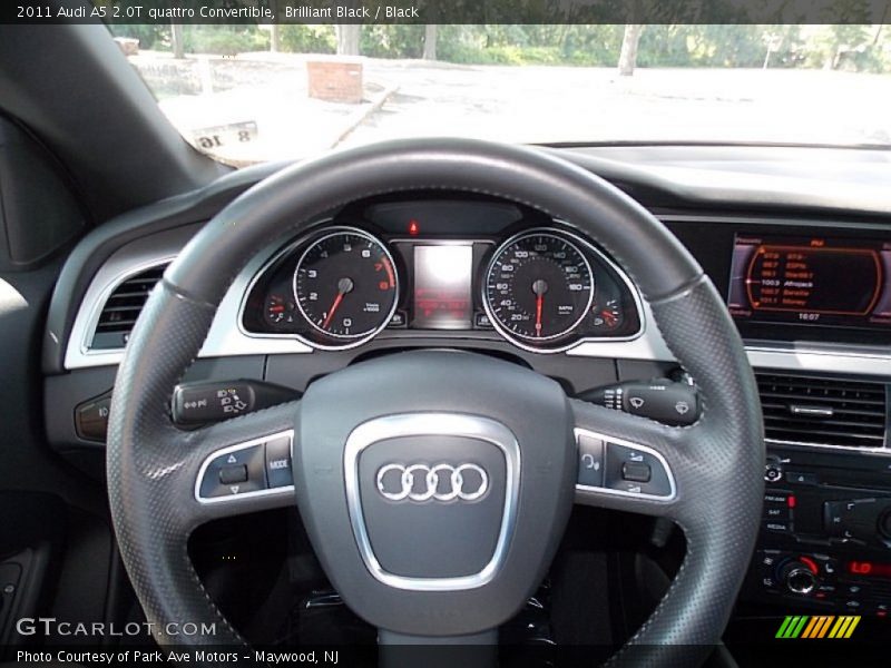 Brilliant Black / Black 2011 Audi A5 2.0T quattro Convertible