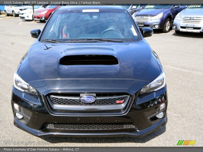 Crystal Black Silica / Carbon Black 2015 Subaru WRX STI Limited