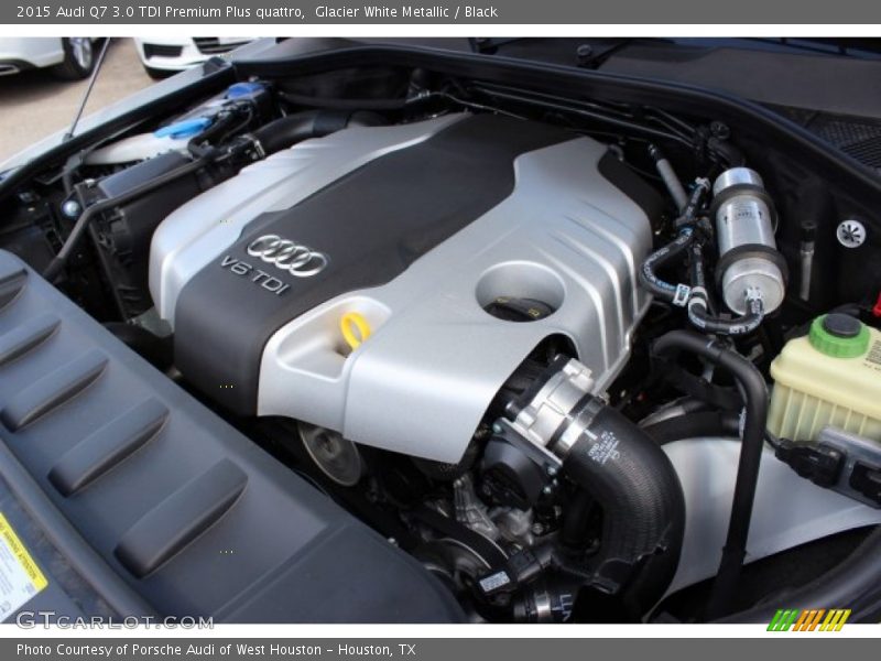 Glacier White Metallic / Black 2015 Audi Q7 3.0 TDI Premium Plus quattro