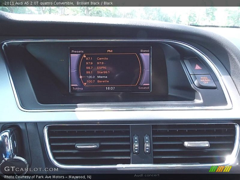 Brilliant Black / Black 2011 Audi A5 2.0T quattro Convertible
