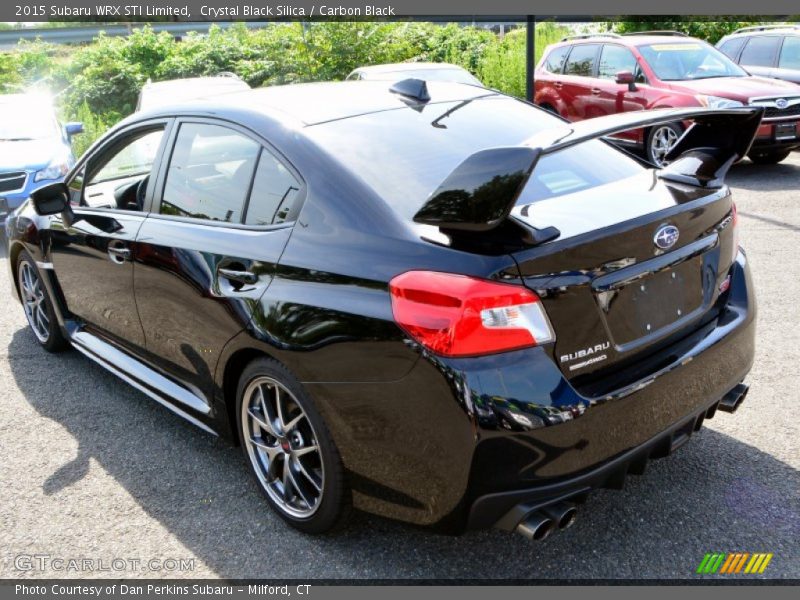 Crystal Black Silica / Carbon Black 2015 Subaru WRX STI Limited