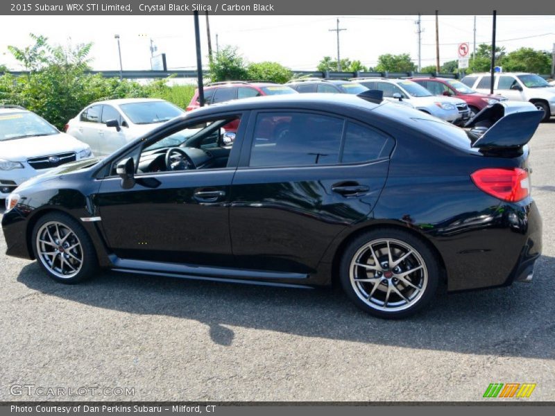 Crystal Black Silica / Carbon Black 2015 Subaru WRX STI Limited
