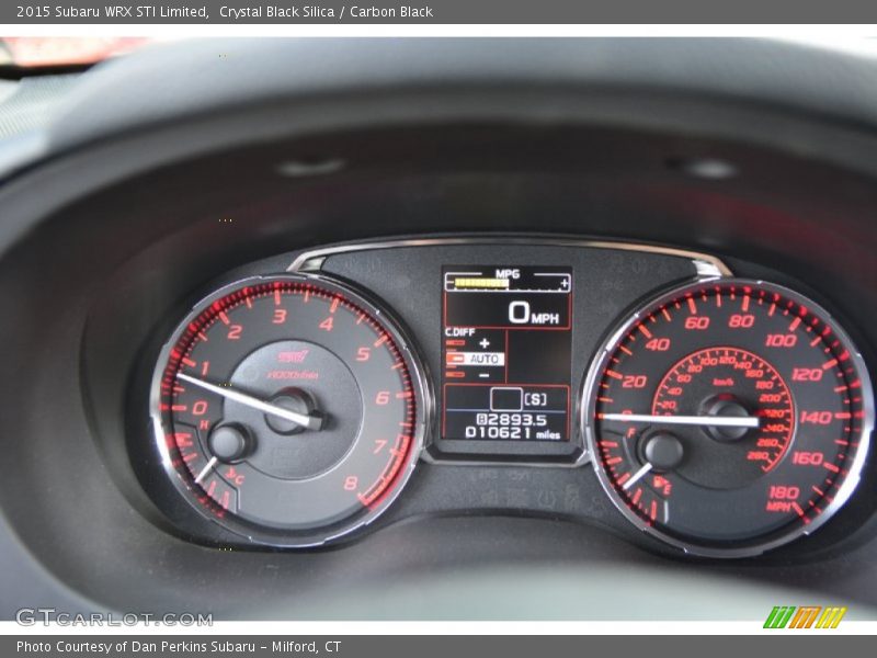  2015 WRX STI Limited STI Limited Gauges
