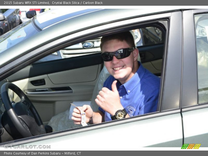 Crystal Black Silica / Carbon Black 2015 Subaru WRX STI Limited