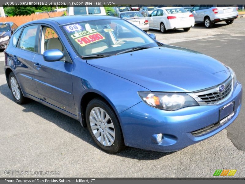 Front 3/4 View of 2008 Impreza 2.5i Wagon