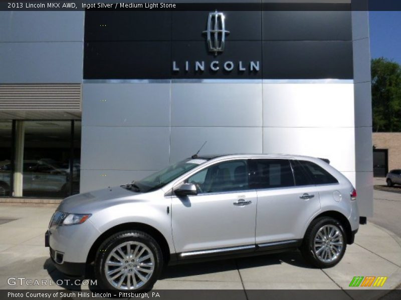 Ingot Silver / Medium Light Stone 2013 Lincoln MKX AWD
