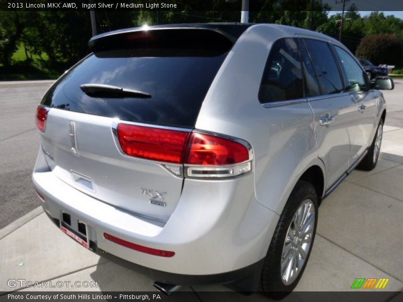 Ingot Silver / Medium Light Stone 2013 Lincoln MKX AWD
