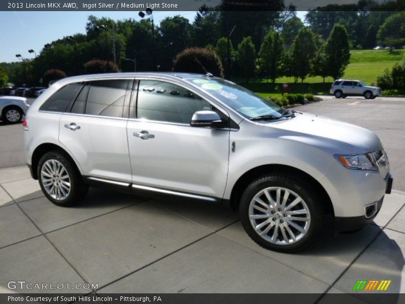 Ingot Silver / Medium Light Stone 2013 Lincoln MKX AWD