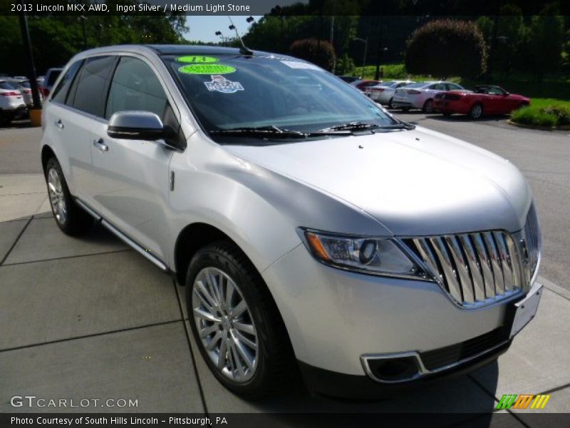Ingot Silver / Medium Light Stone 2013 Lincoln MKX AWD