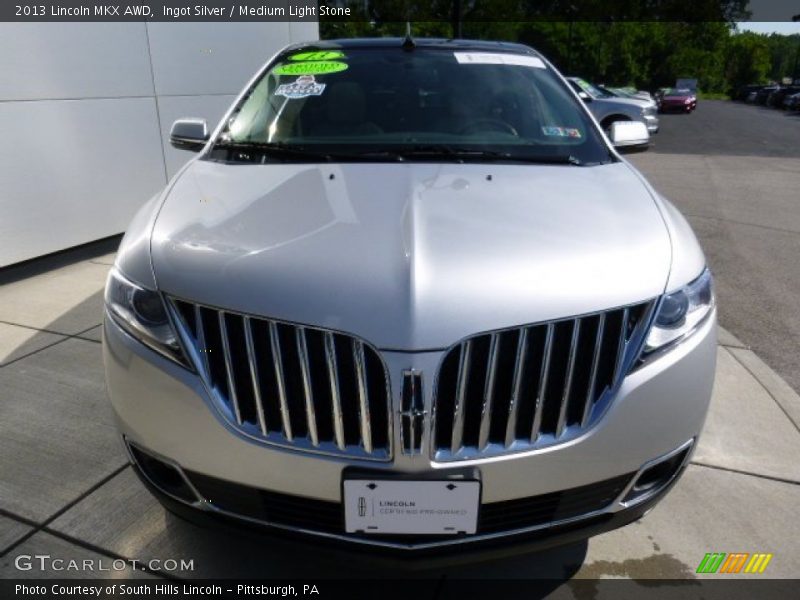 Ingot Silver / Medium Light Stone 2013 Lincoln MKX AWD