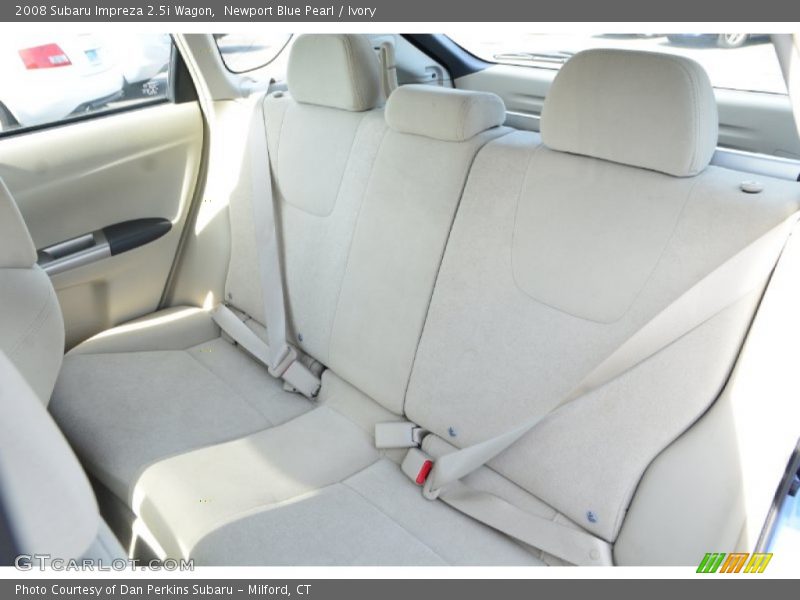 Newport Blue Pearl / Ivory 2008 Subaru Impreza 2.5i Wagon