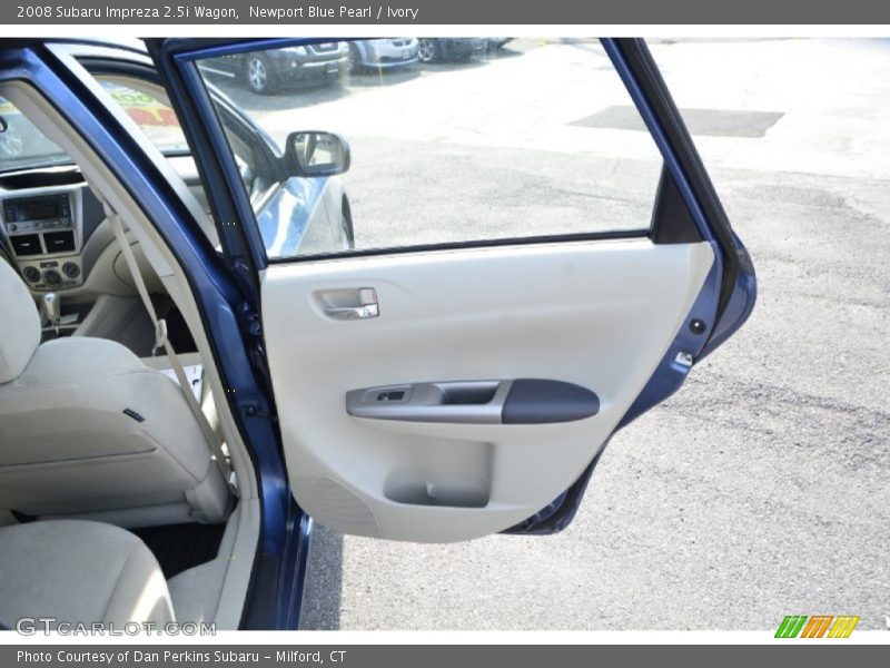 Newport Blue Pearl / Ivory 2008 Subaru Impreza 2.5i Wagon
