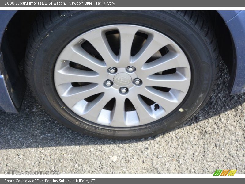 Newport Blue Pearl / Ivory 2008 Subaru Impreza 2.5i Wagon