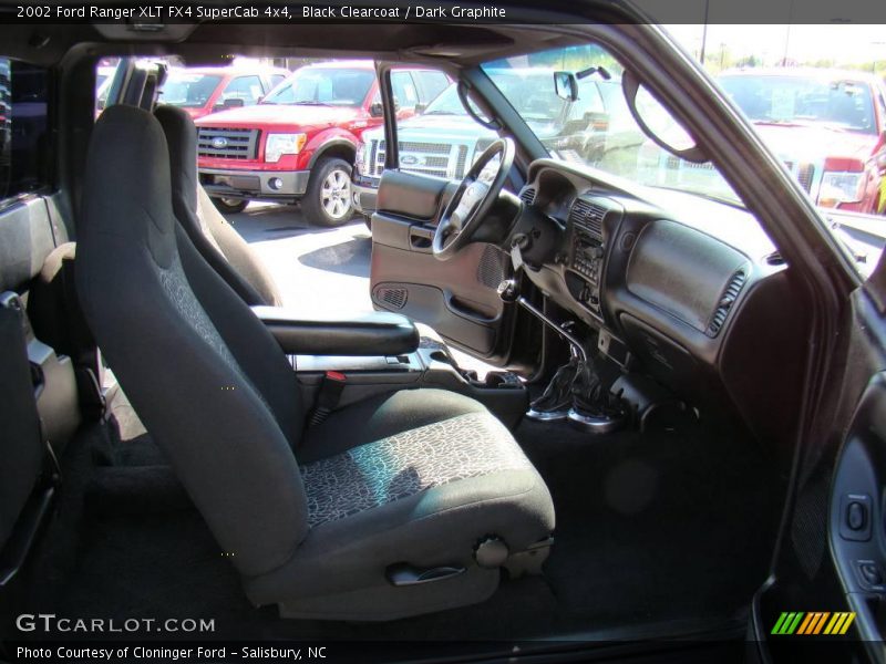 Black Clearcoat / Dark Graphite 2002 Ford Ranger XLT FX4 SuperCab 4x4