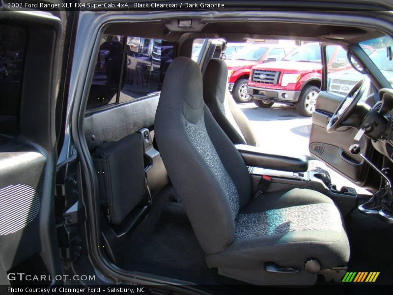 Black Clearcoat / Dark Graphite 2002 Ford Ranger XLT FX4 SuperCab 4x4