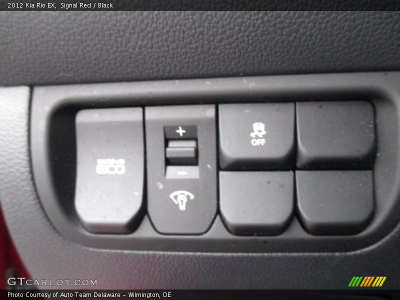 Signal Red / Black 2012 Kia Rio EX
