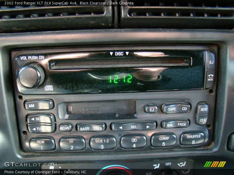Black Clearcoat / Dark Graphite 2002 Ford Ranger XLT FX4 SuperCab 4x4