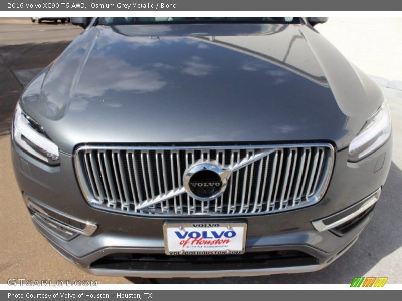 Osmium Grey Metallic / Blond 2016 Volvo XC90 T6 AWD