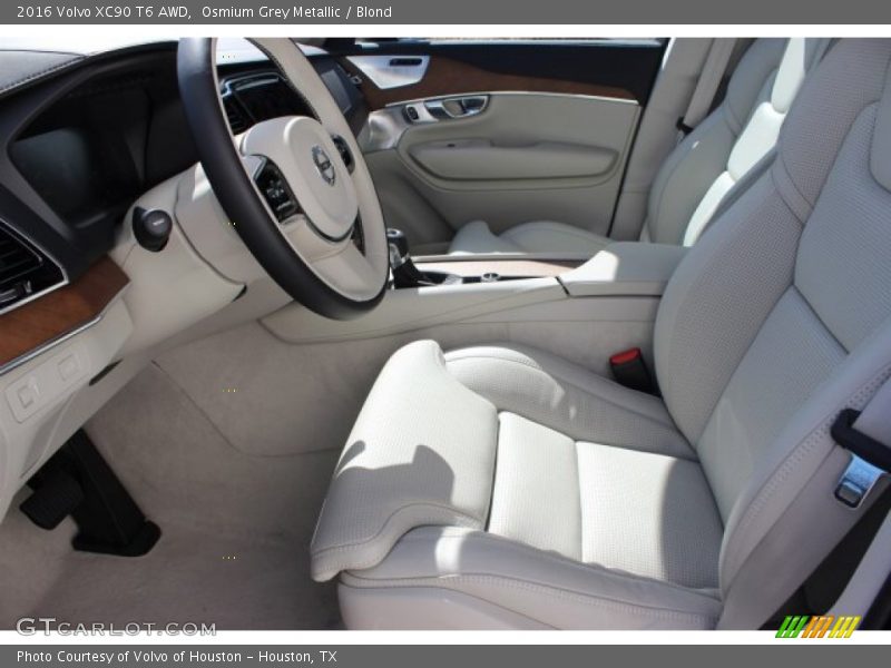 Front Seat of 2016 XC90 T6 AWD