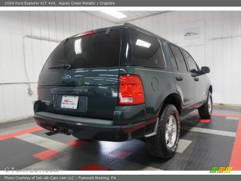 Aspen Green Metallic / Graphite 2004 Ford Explorer XLT 4x4