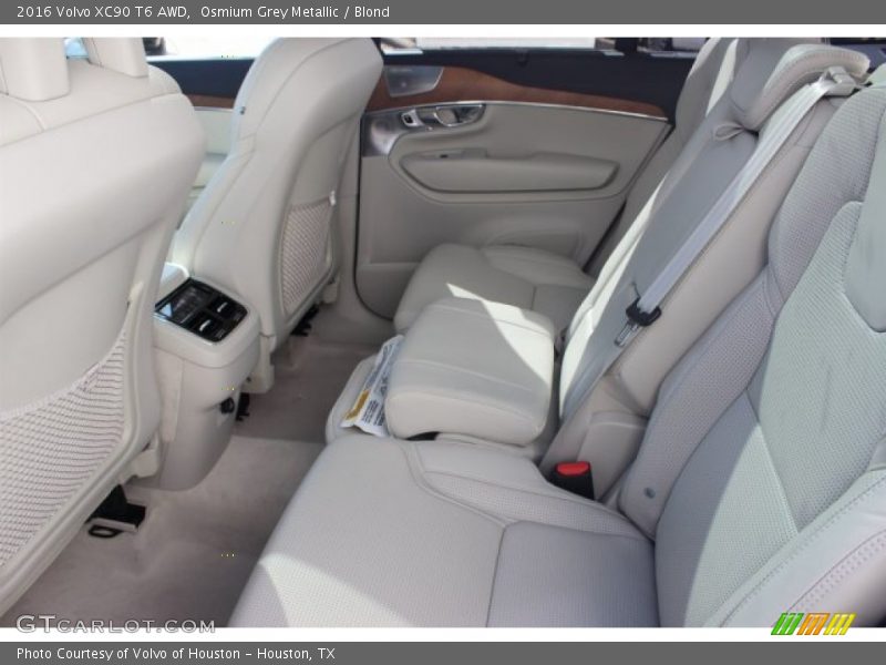 Rear Seat of 2016 XC90 T6 AWD