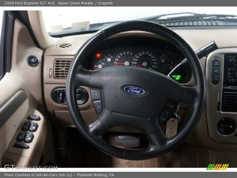 Aspen Green Metallic / Graphite 2004 Ford Explorer XLT 4x4