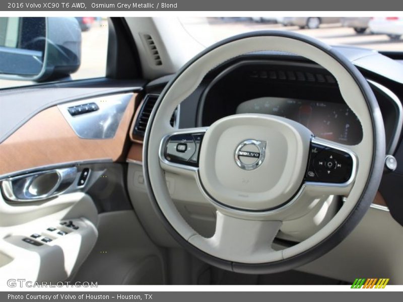  2016 XC90 T6 AWD Steering Wheel