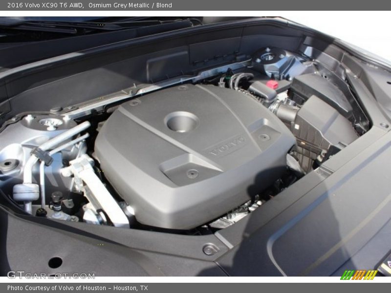  2016 XC90 T6 AWD Engine - 2.0 Liter Turbocharged DOHC 16-Valve VVT 4 Cylinder