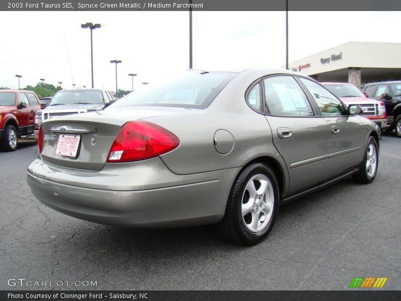Spruce Green Metallic / Medium Parchment 2003 Ford Taurus SES