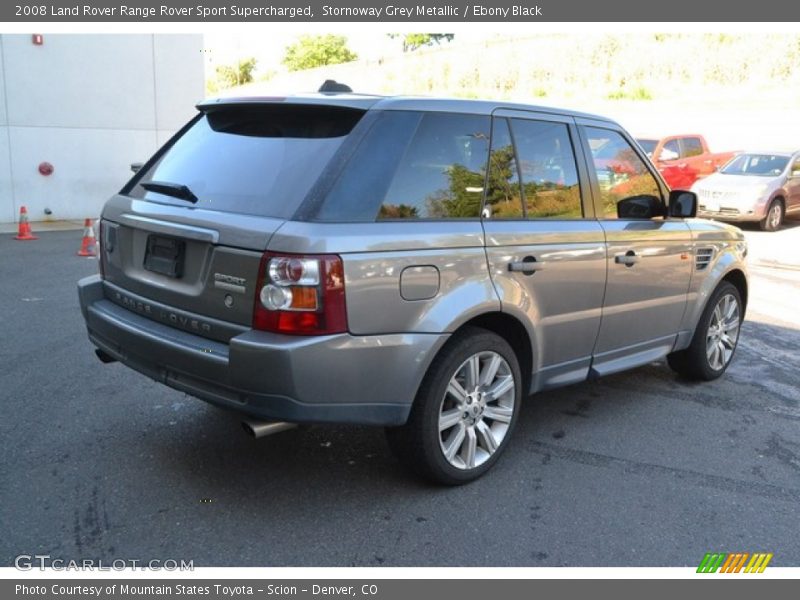 Stornoway Grey Metallic / Ebony Black 2008 Land Rover Range Rover Sport Supercharged