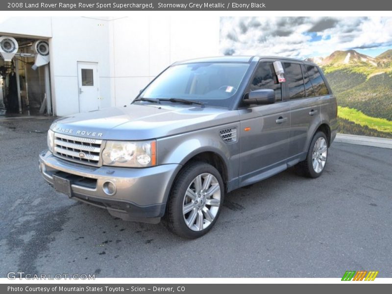 Stornoway Grey Metallic / Ebony Black 2008 Land Rover Range Rover Sport Supercharged