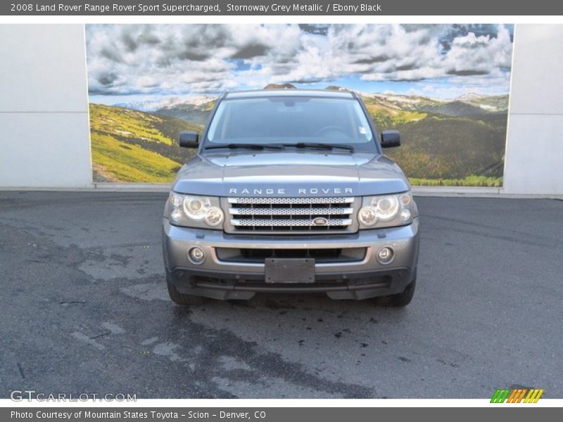 Stornoway Grey Metallic / Ebony Black 2008 Land Rover Range Rover Sport Supercharged