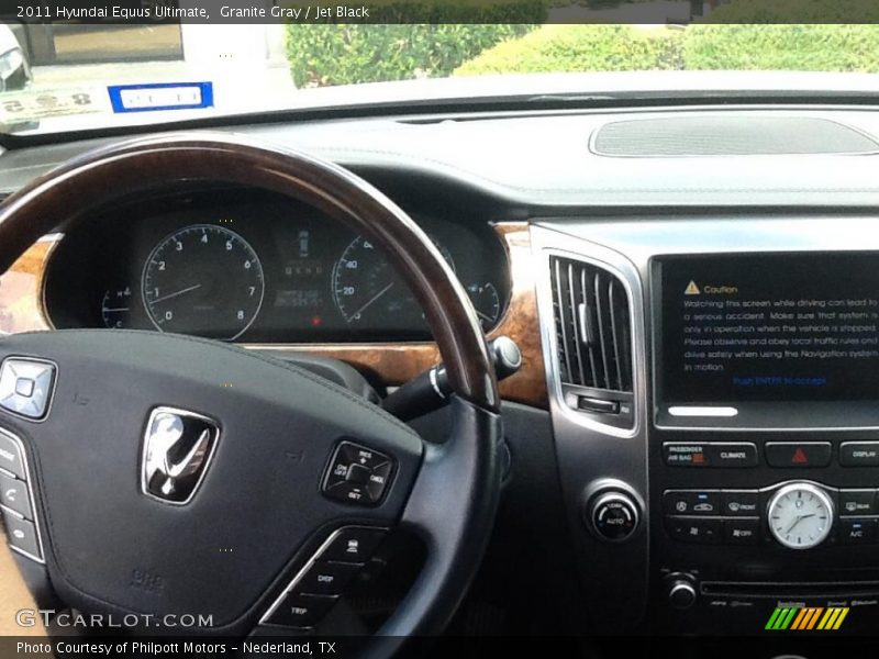 Granite Gray / Jet Black 2011 Hyundai Equus Ultimate