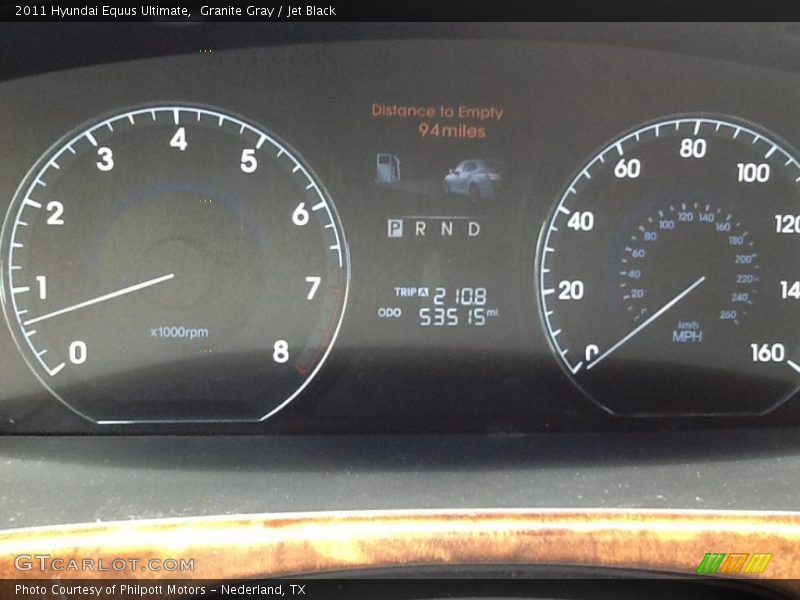 Granite Gray / Jet Black 2011 Hyundai Equus Ultimate