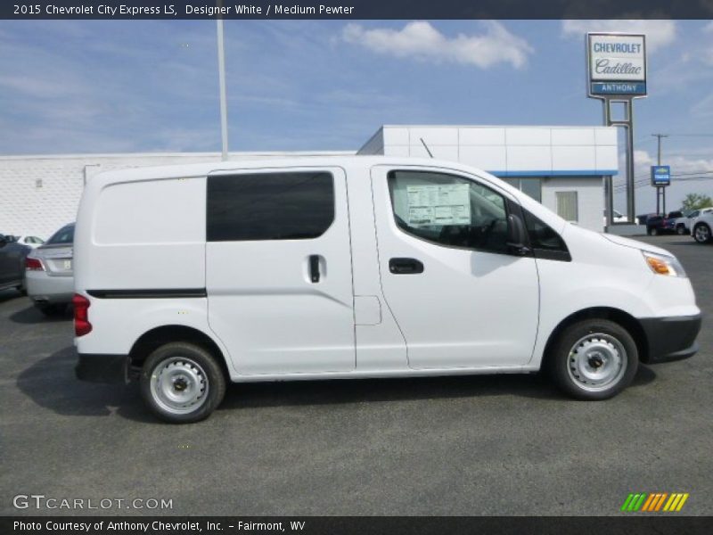 Designer White / Medium Pewter 2015 Chevrolet City Express LS