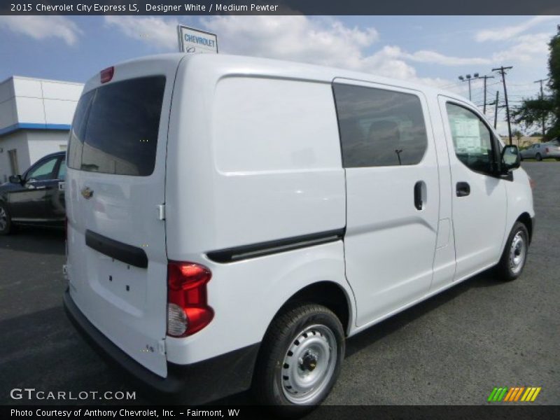 Designer White / Medium Pewter 2015 Chevrolet City Express LS