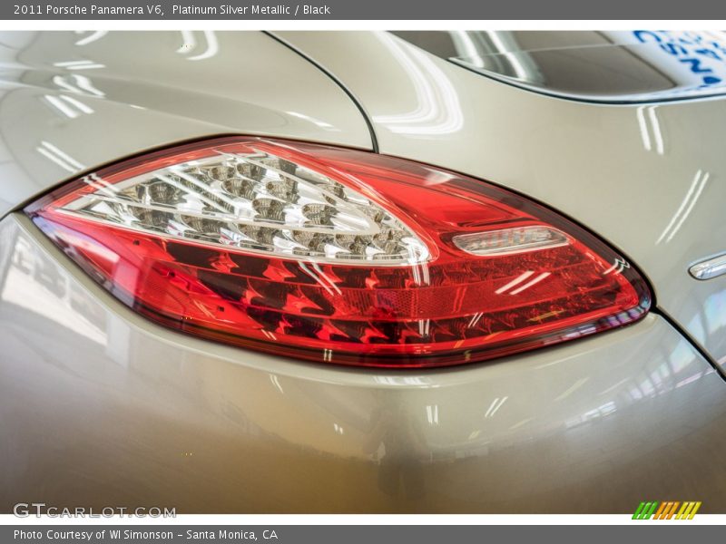 Platinum Silver Metallic / Black 2011 Porsche Panamera V6
