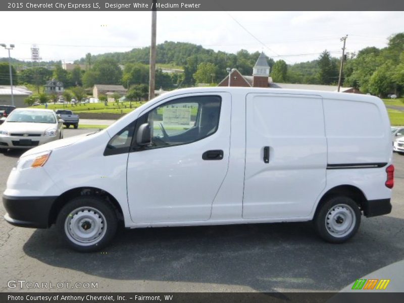 Designer White / Medium Pewter 2015 Chevrolet City Express LS