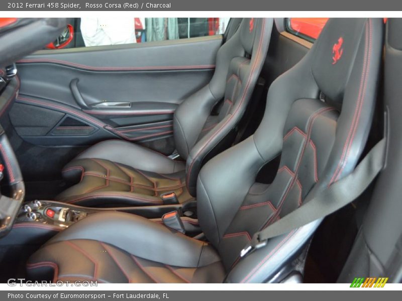  2012 458 Spider Charcoal Interior