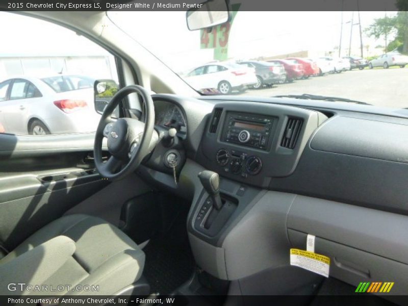 Designer White / Medium Pewter 2015 Chevrolet City Express LS