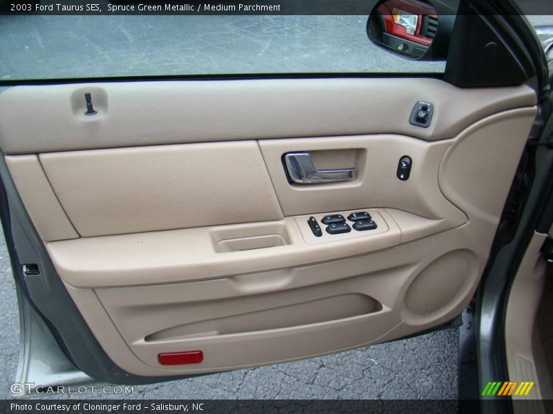 Spruce Green Metallic / Medium Parchment 2003 Ford Taurus SES