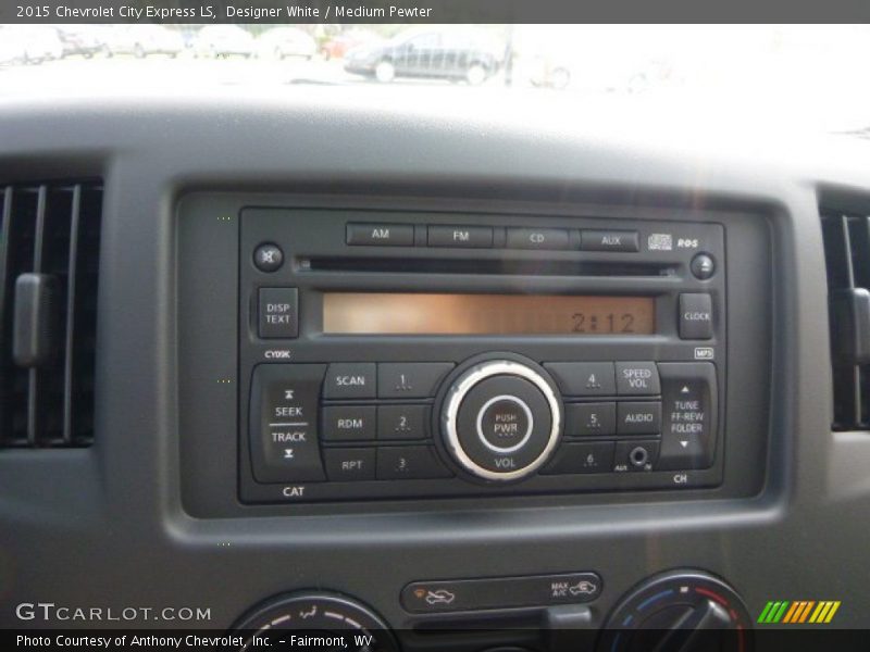 Designer White / Medium Pewter 2015 Chevrolet City Express LS