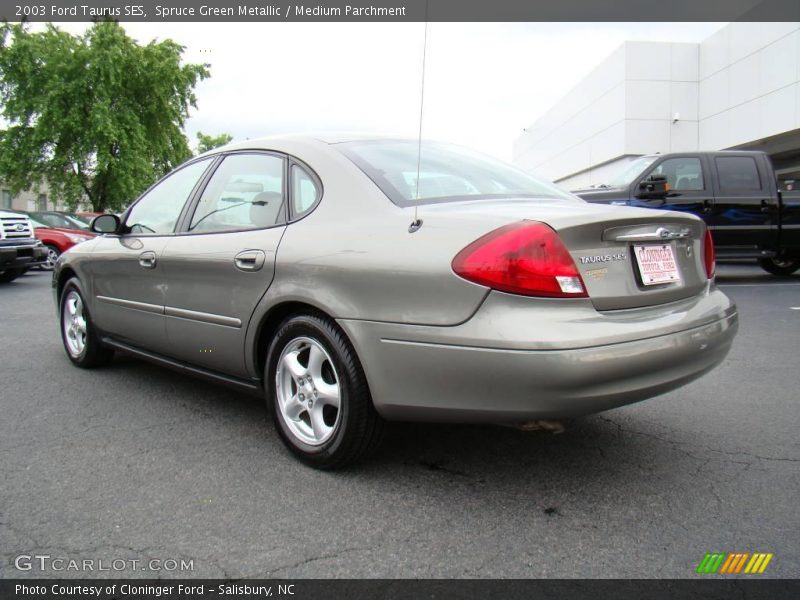 Spruce Green Metallic / Medium Parchment 2003 Ford Taurus SES