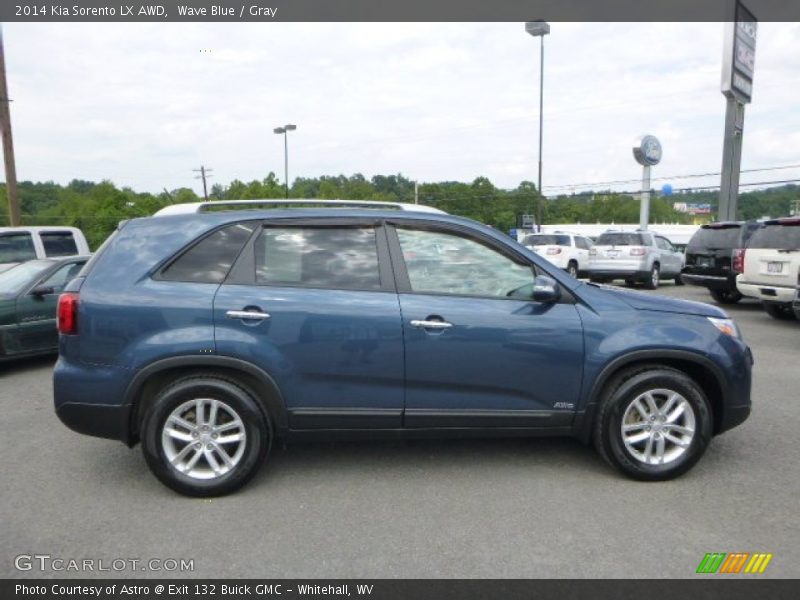 Wave Blue / Gray 2014 Kia Sorento LX AWD