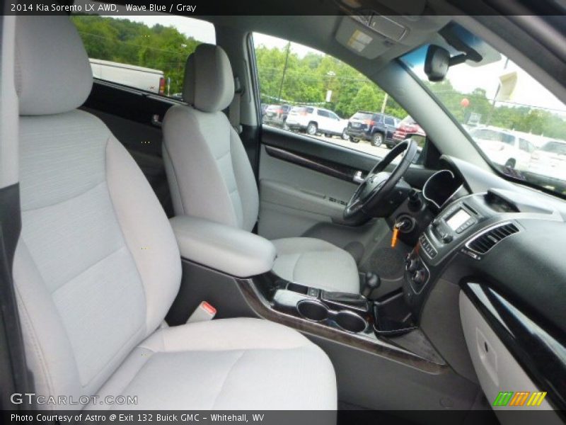 Wave Blue / Gray 2014 Kia Sorento LX AWD