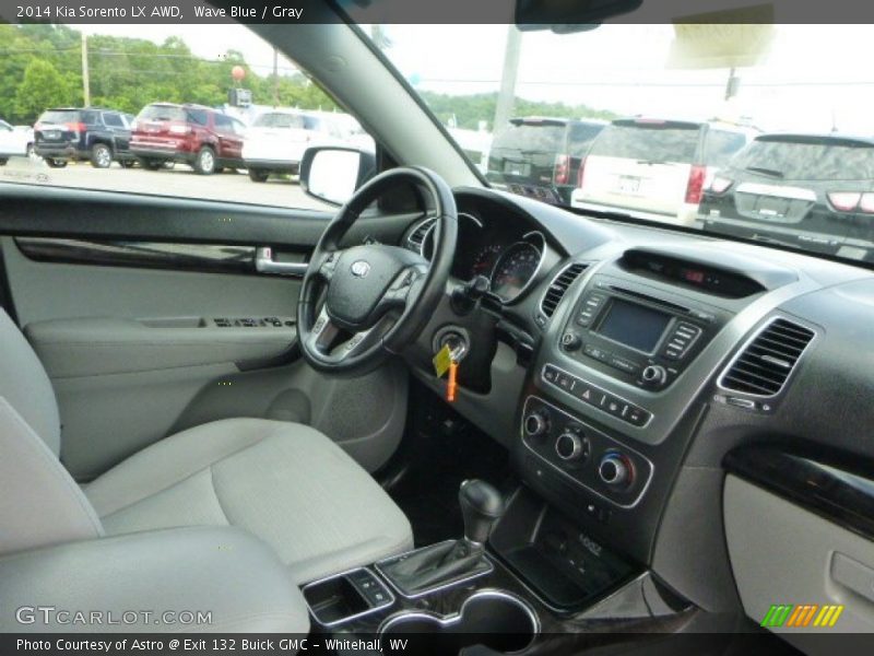 Wave Blue / Gray 2014 Kia Sorento LX AWD