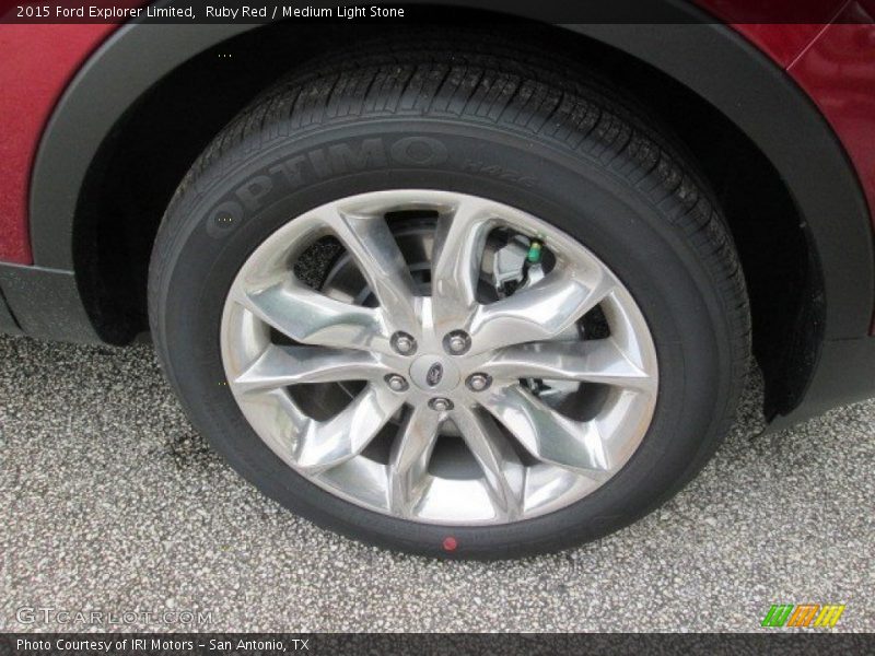 Ruby Red / Medium Light Stone 2015 Ford Explorer Limited